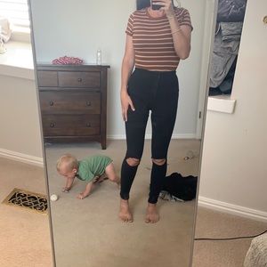 Top shop high waisted jeans